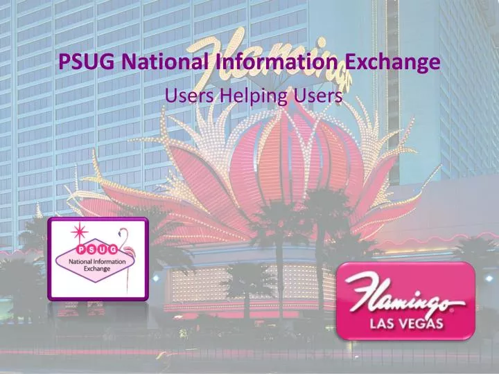 psug national information exchange