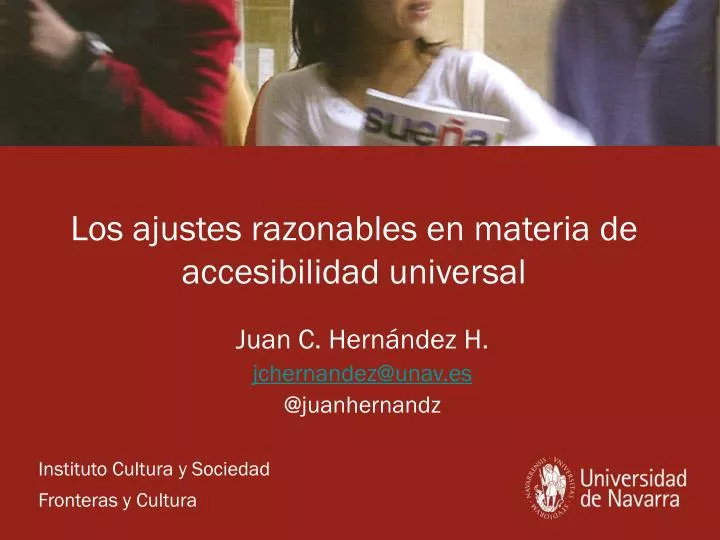 los ajustes razonables en materia de accesibilidad universal