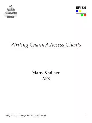 Writing Channel Access Clients