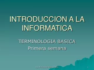 introduccion a la informatica
