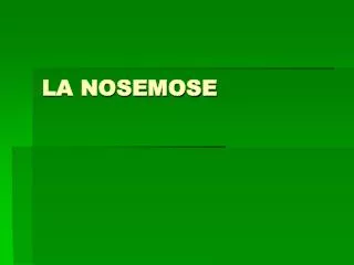 la nosemose
