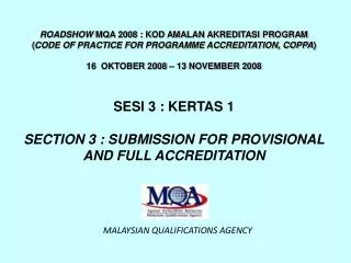 MALAYSIAN QUALIFICATIONS AGENCY