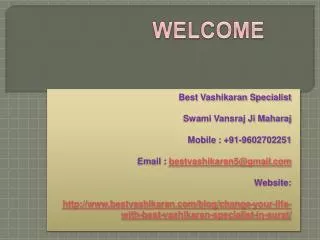 Change your life with Best Vashikaran Specialist in Surat
