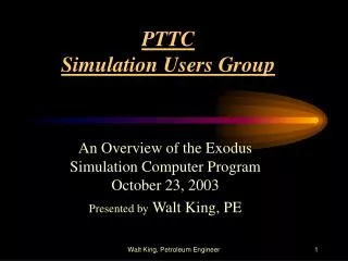 PTTC Simulation Users Group