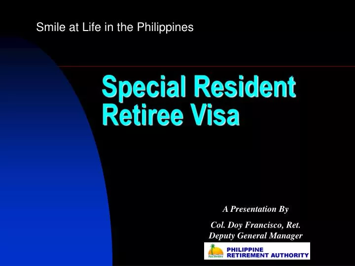 special resident retiree visa