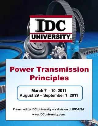 Power Transmission Principles