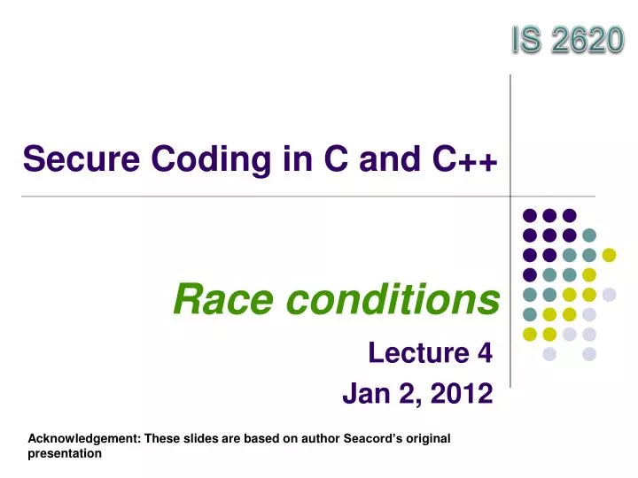 secure coding in c and c race conditions