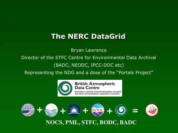 the nerc datagrid