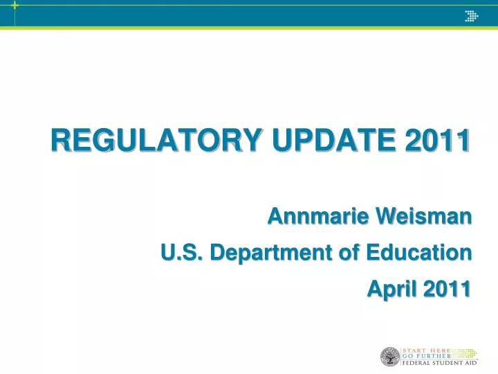 regulatory update 2011