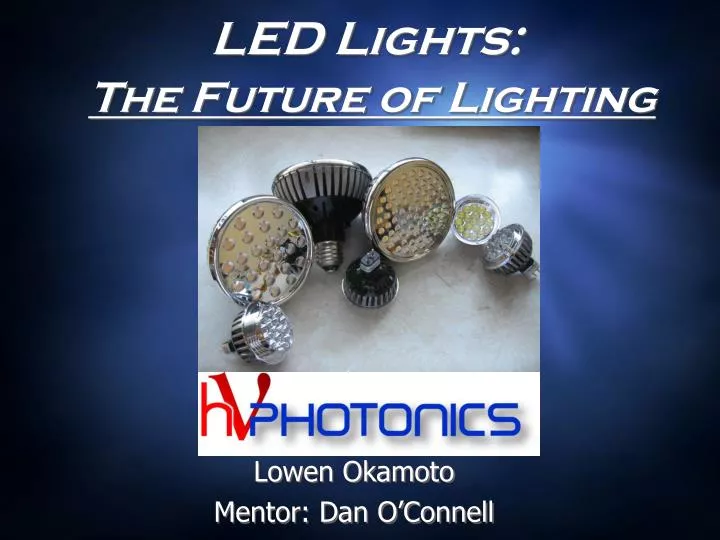 led lights the future of lighting