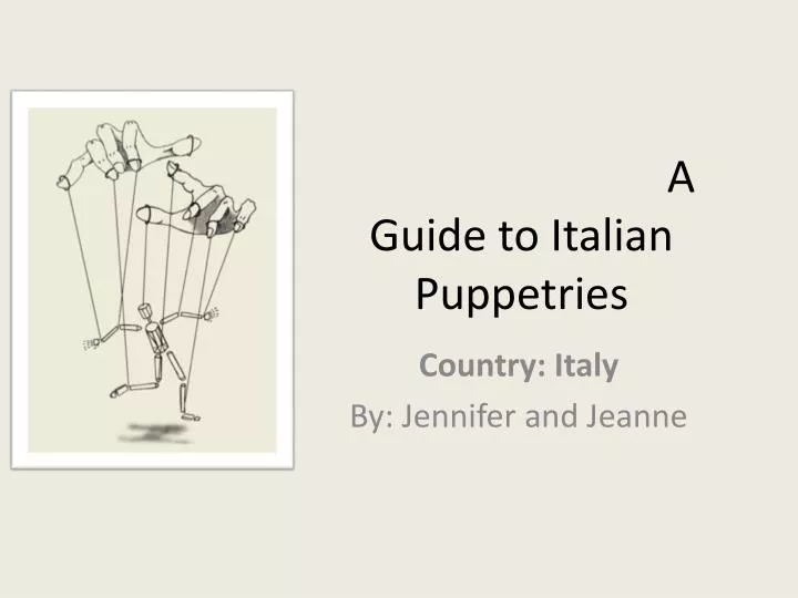 a guide to italian puppetries