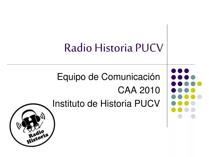 radio historia pucv