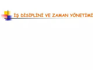 d s pl n ve zaman y net m