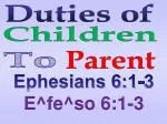 Duties of - slide 1