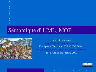 s mantique d uml mof