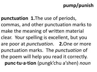 pump/punish