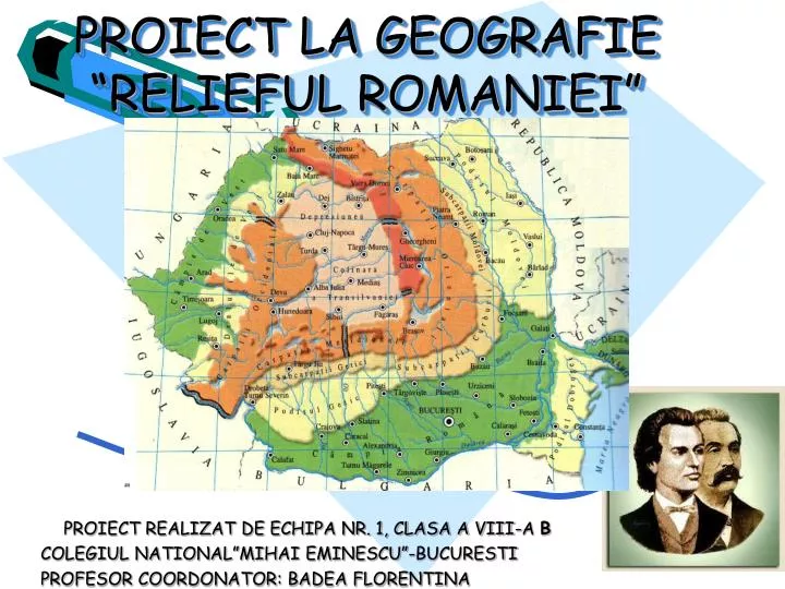 proiect la geografie relieful romaniei