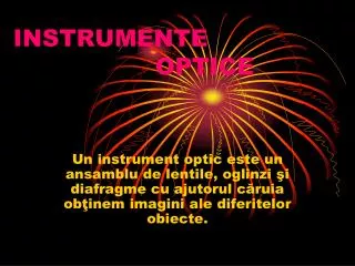 instrumente optice