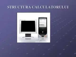 structura calculatorului