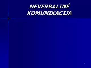 neverbalin komunikacija