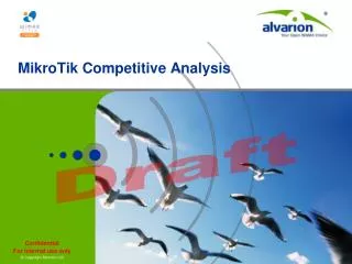 MikroTik Competitive Analysis