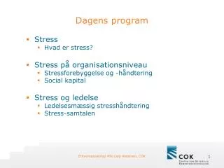 dagens program