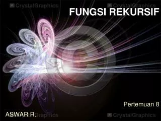 fungsi rekursif