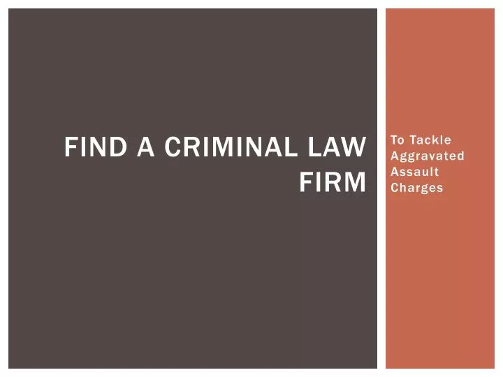 find a criminal law firm