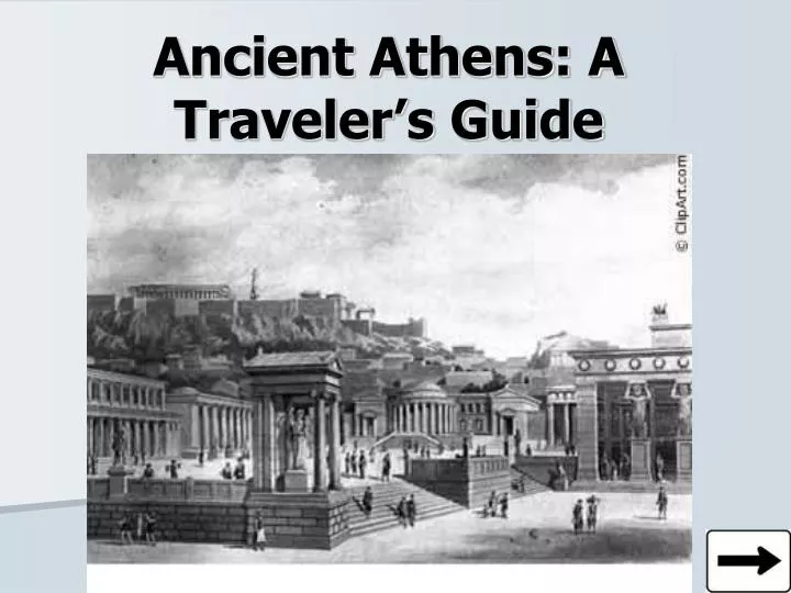 ancient athens a traveler s guide