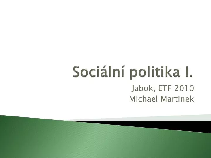 soci ln politika i