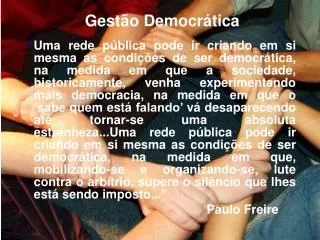 gest o democr tica