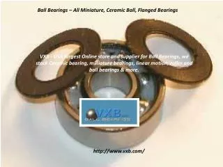 Metric Miniature Bearings