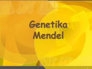 genetika mendel