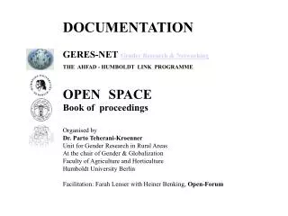Documentation Geres-Net