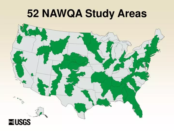 52 nawqa study areas