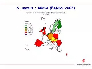 s aureus mrsa earss 2002