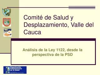 comit de salud y desplazamiento valle del cauca