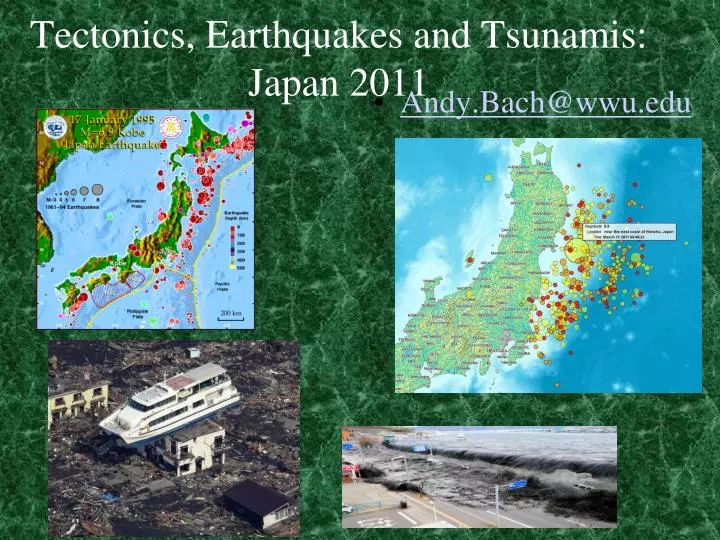 tectonics earthquakes and tsunamis japan 2011