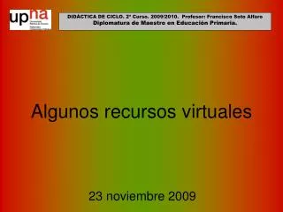 algunos recursos virtuales