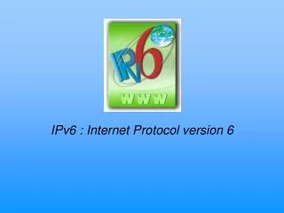 ipv6 internet protocol version 6