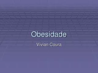 obesidade