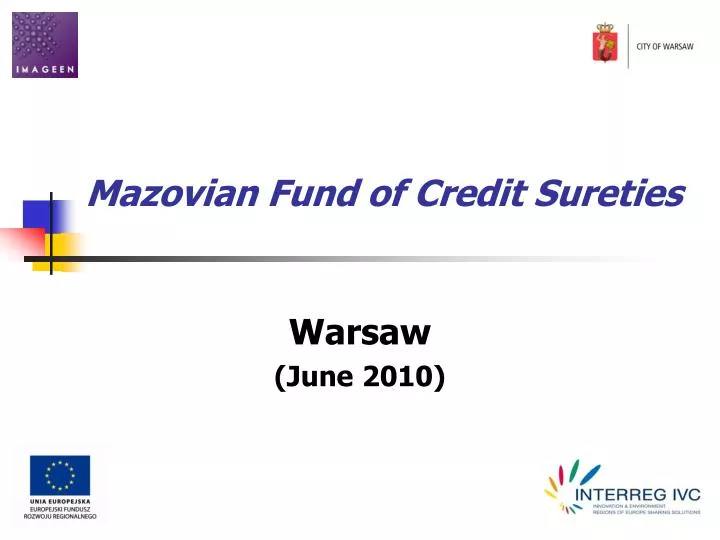 mazovian fund of credit sureties