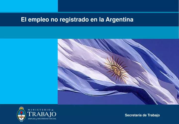 el empleo no registrado en la argentina