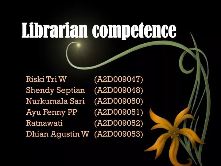 librarian competence