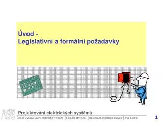 v od legislativn a form ln po adavky