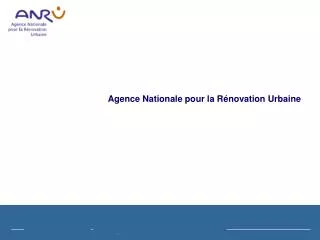 Agence Nationale pour la Rénovation Urbaine