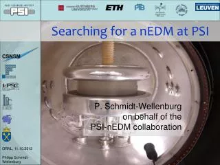 Searching for a nEDM at PSI