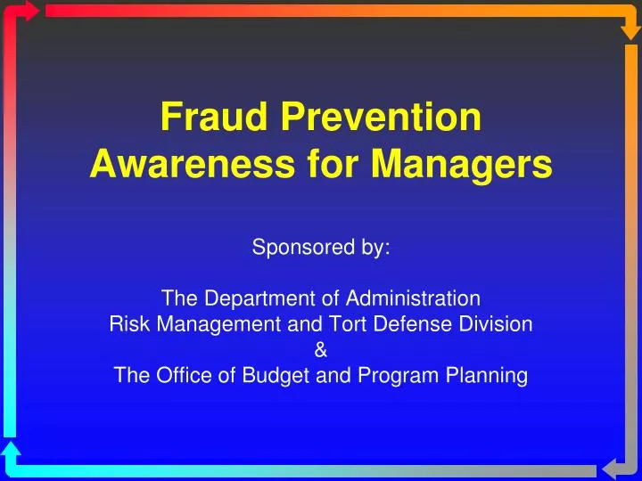 fraud prevention awareness for managers