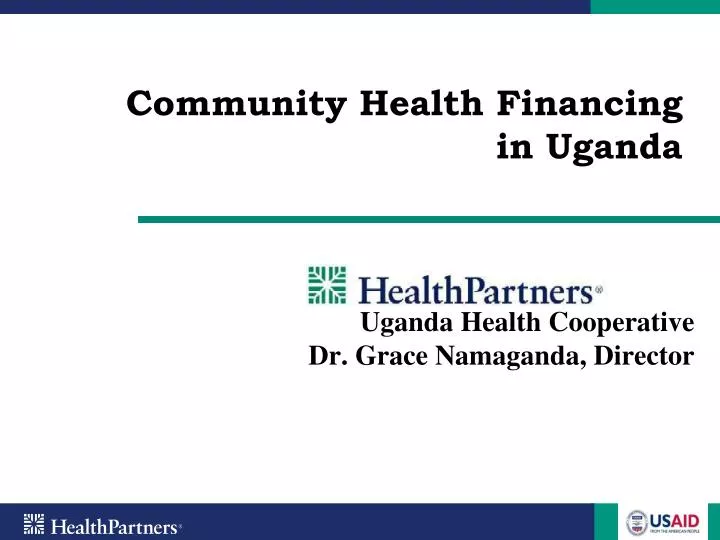community health financing in uganda