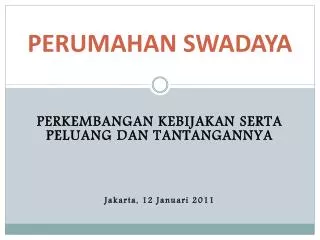 perumahan swadaya